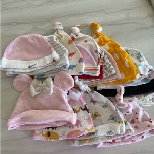 16 Baby Girl Hats newborn-6months